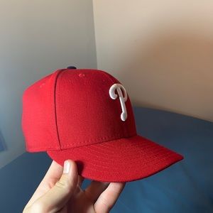 Phillies Fitted baseball hat.